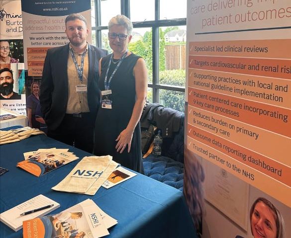 NSHI Account Management team at the East Staffordshire Diabetes Conference