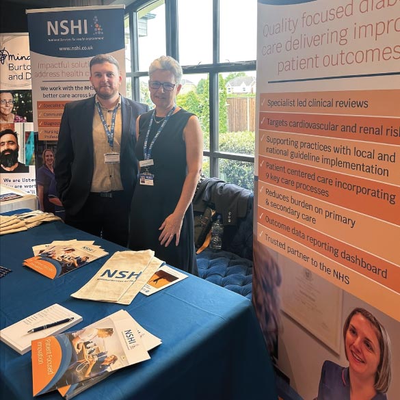 NSHI Account Management team at the East Staffordshire Diabetes Conference