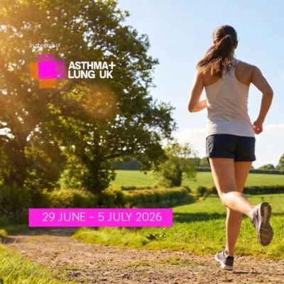 Woman running outdoors